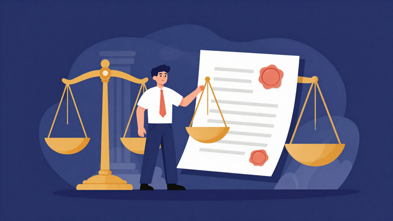 Corporate Law case track illustration